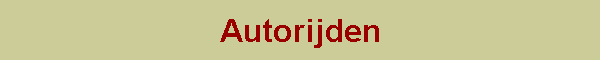 Autorijden